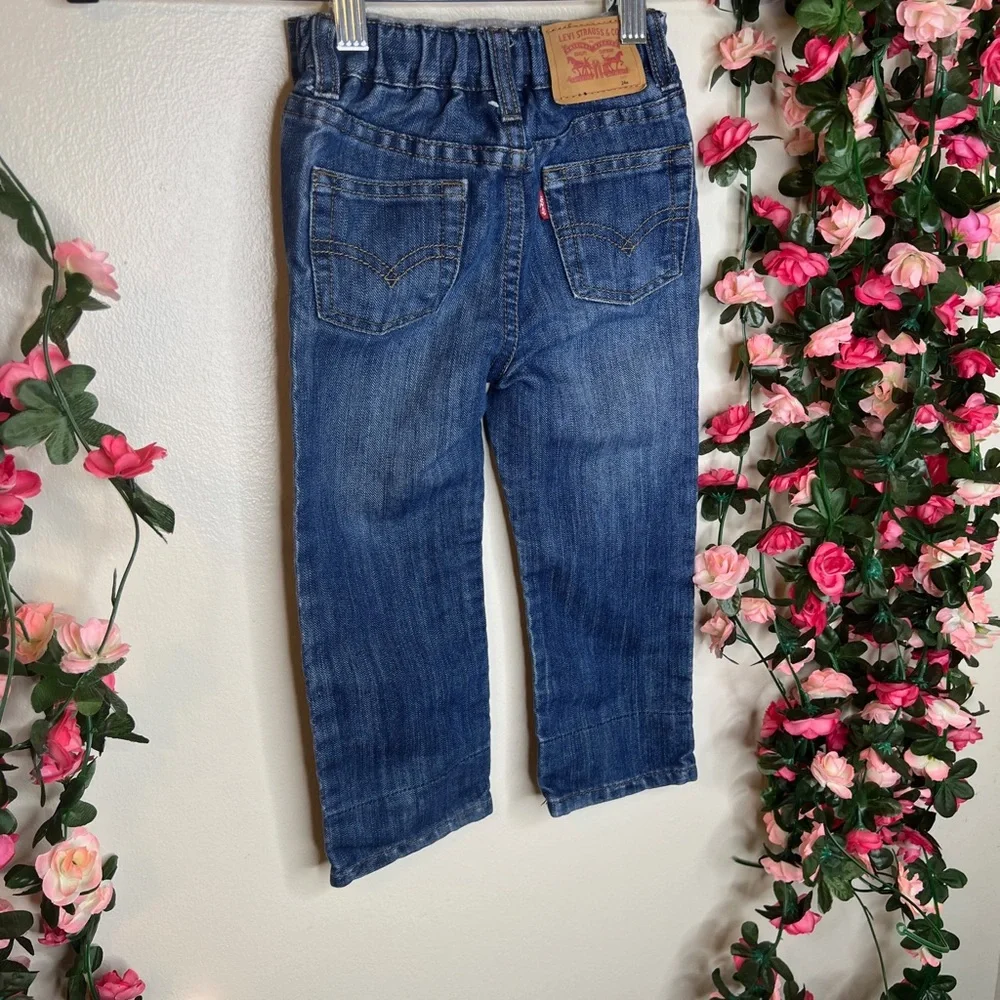 Levi’s 514 Straight Leg Jeans Toddlers 24 Months Casual Denim Walking Co…